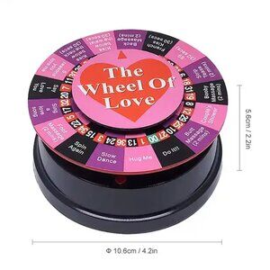 Fun Turntable Couple Game Portable Party Game Gift(1 Pack)